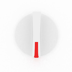 Image showing 3d white knob