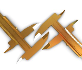 Image showing Calipers on a white background