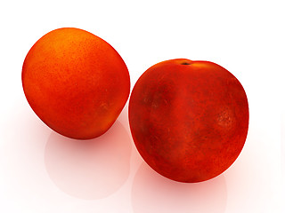 Image showing fresh peaches