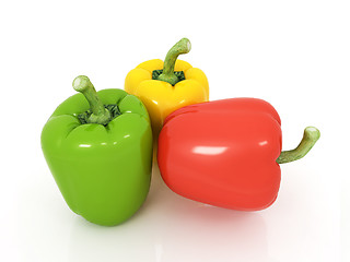 Image showing Bell peppers (bulgarian pepper)