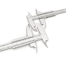 Image showing Calipers on a white background