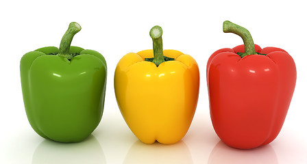 Image showing Bell peppers (bulgarian pepper)