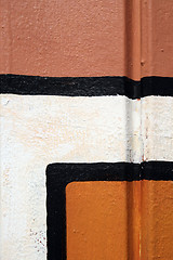 Image showing Detail of abstract painting