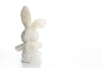 Image showing Sitting stuffed bunny