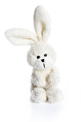 Image showing Sitting stuffed bunny