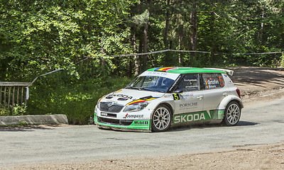 Image showing Dan Gîrtofan-  Eugen Rotaru- Transylvania Rally 2014