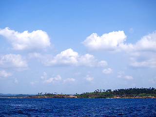 Image showing Beautiful scenery of the coast 