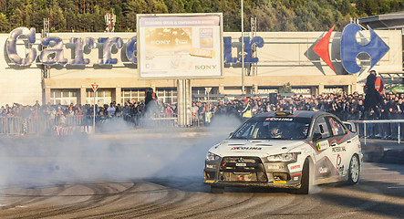 Image showing Sebastian Barbu- Sergiu Itu- Transylvania Rally 2014