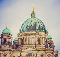 Image showing Retro look Berliner Dom