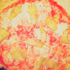 Image showing Retro look Artichoke Pizza