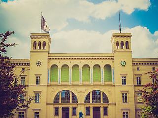 Image showing Retro look Hamburger Bahnhof