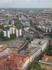 Image showing Berlin aerial view