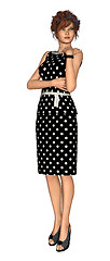 Image showing Retro Girl