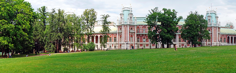 Image showing Panorama: Palace of the Russian Empress Catherine II in Moscow