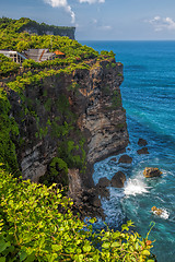 Image showing Surf waves and turqoise water