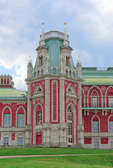 Image showing Tower of the royal palace in Tsaritsyno in Moscow