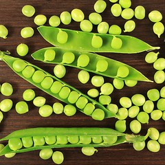 Image showing Green peas