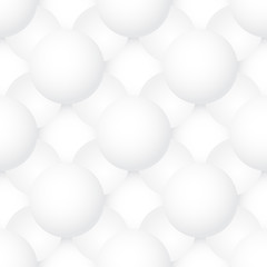 Image showing Seamless pattern - volume geometric texture with spheres