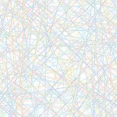 Image showing Seamless simple pattern - set of intersecting color lines