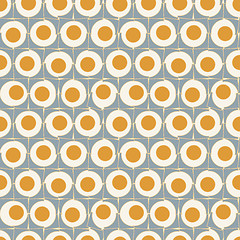 Image showing Abstract seamless pattern like a scrambled eggs