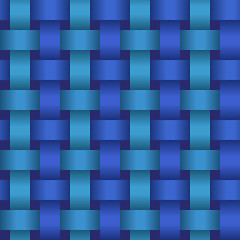 Image showing Seamless geometric twisted pattern. Texture