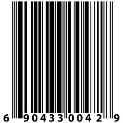 Image showing Barcode label - element for design