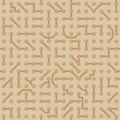 Image showing Background with circuit board pattern. Seamless texture