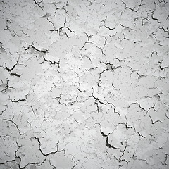 Image showing Background - wall covered with cracks