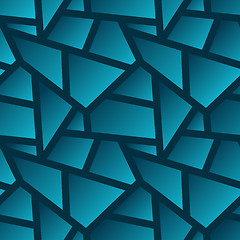 Image showing Seamless geometric poligonal pattern - abstract background with 