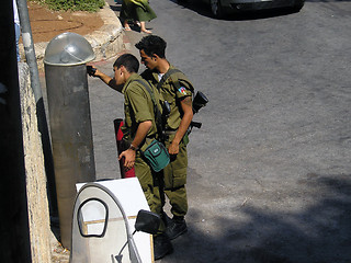 Image showing Soldiers in Jerusalem