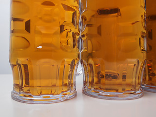 Image showing Lager beer glass