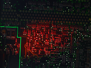 Image showing circuit board