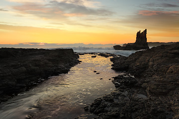 Image showing Cathedral Rocks, Kiama, Australia