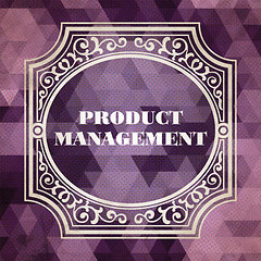 Image showing Product Management Concept. Vintage design.