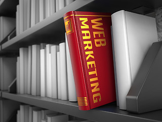 Image showing Web Marketing - Title of Book.