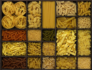 Image showing various noodles