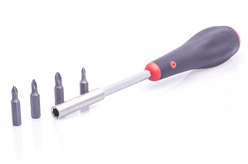 Image showing Screwdriver and bits set