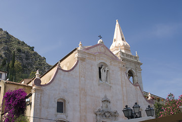 Image showing old church taormina