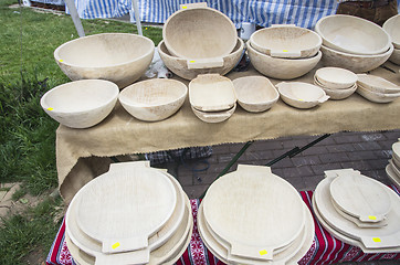 Image showing Wooden plate