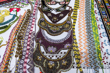 Image showing Souvenir shop: neck accesories