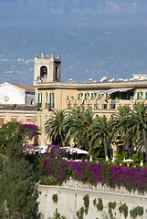 Image showing villa hotel taormina italy