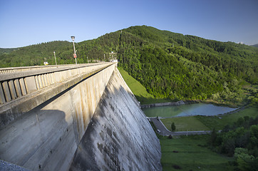 Image showing Mountain energy dam