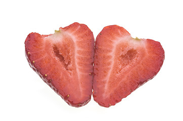 Image showing Strawberry heart
