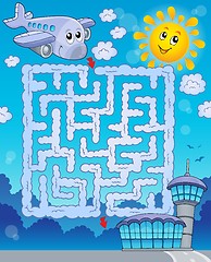 Image showing Maze 2 with airplane