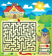 Image showing Maze 3 with owl teacher