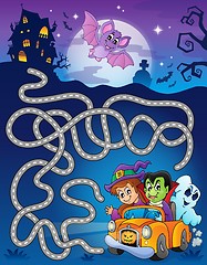 Image showing Maze 7 with Halloween theme