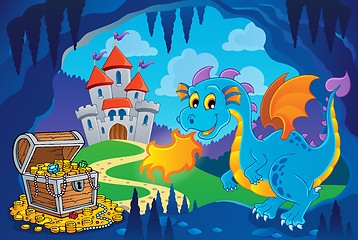 Image showing Fairy tale image with dragon 8