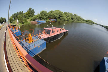 Image showing Cherkizovo river bridge