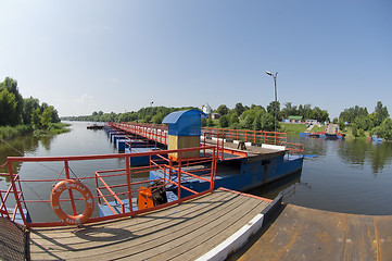 Image showing Opening river bridge