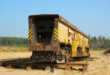 Image showing Train on mining career
